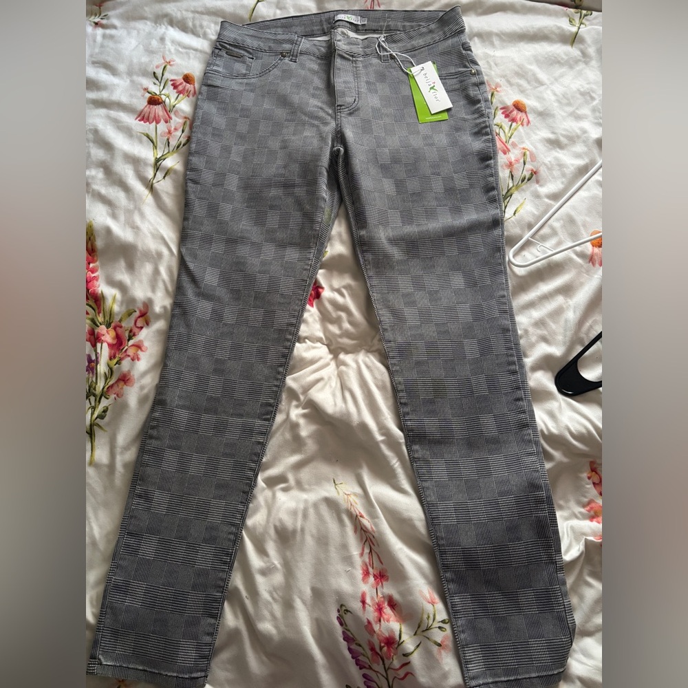 Beija Flor glen plaid pants size 12